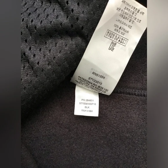 🏔Patagonia Women’s Synchilla Fleece Vest Black Size L Full Zip Outdoor Layer - Picture 9 of 12